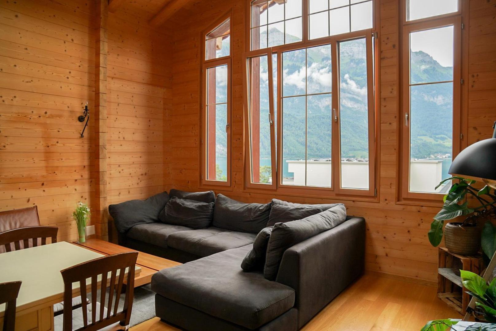 Doodle'S Amazing Chalet -Walensee - Flumserberg - Churfirsten - Heidiland - Pool - Sauna Мольс Экстерьер фото