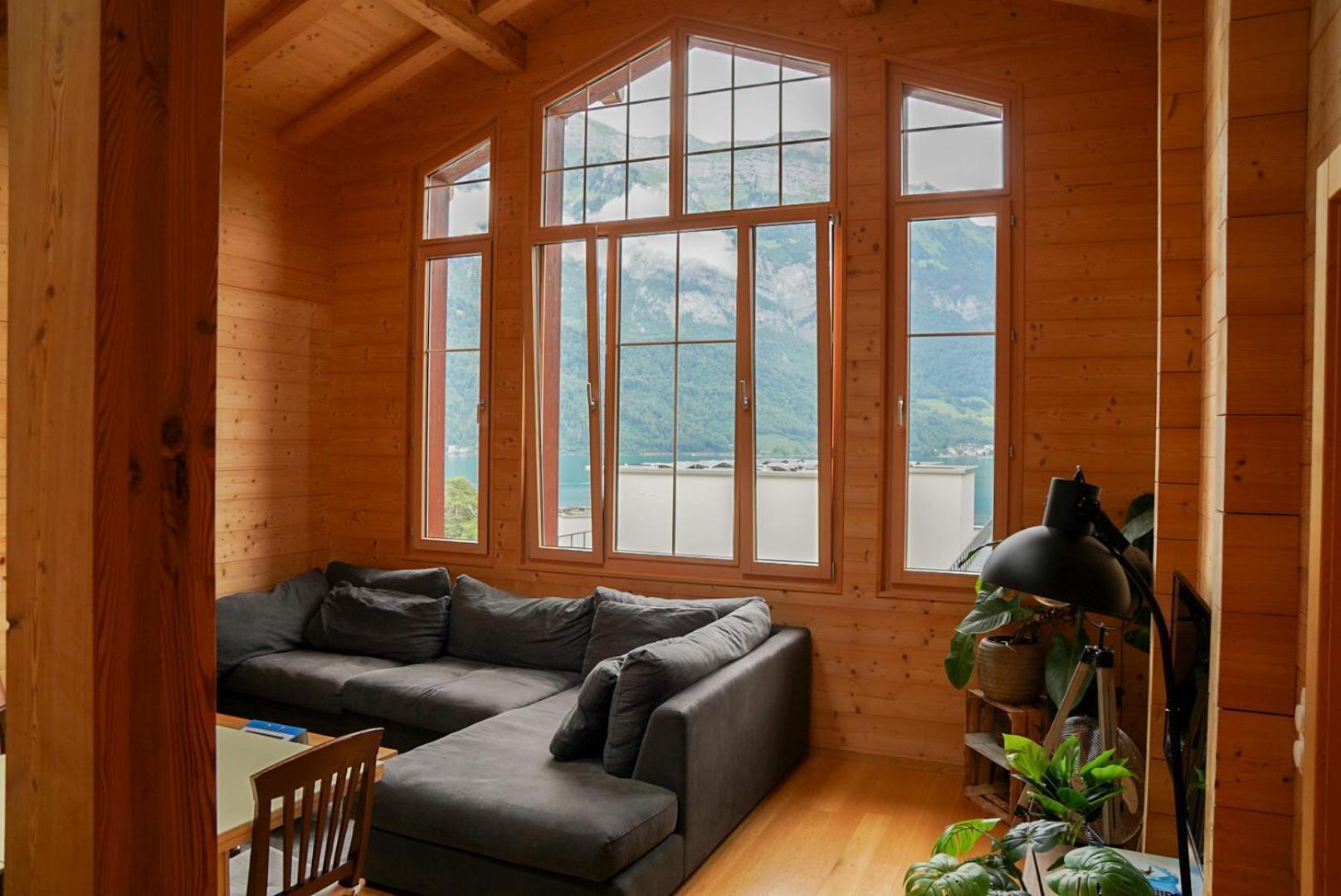 Doodle'S Amazing Chalet -Walensee - Flumserberg - Churfirsten - Heidiland - Pool - Sauna Мольс Экстерьер фото
