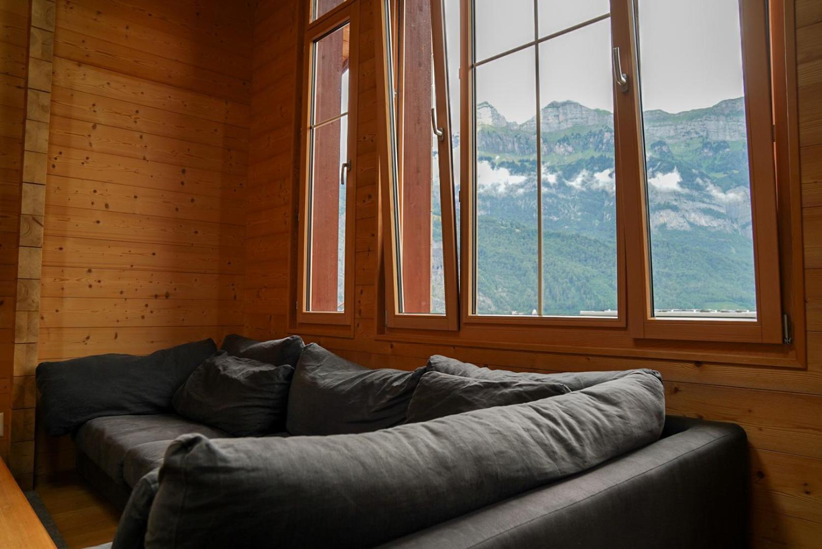 Doodle'S Amazing Chalet -Walensee - Flumserberg - Churfirsten - Heidiland - Pool - Sauna Мольс Экстерьер фото