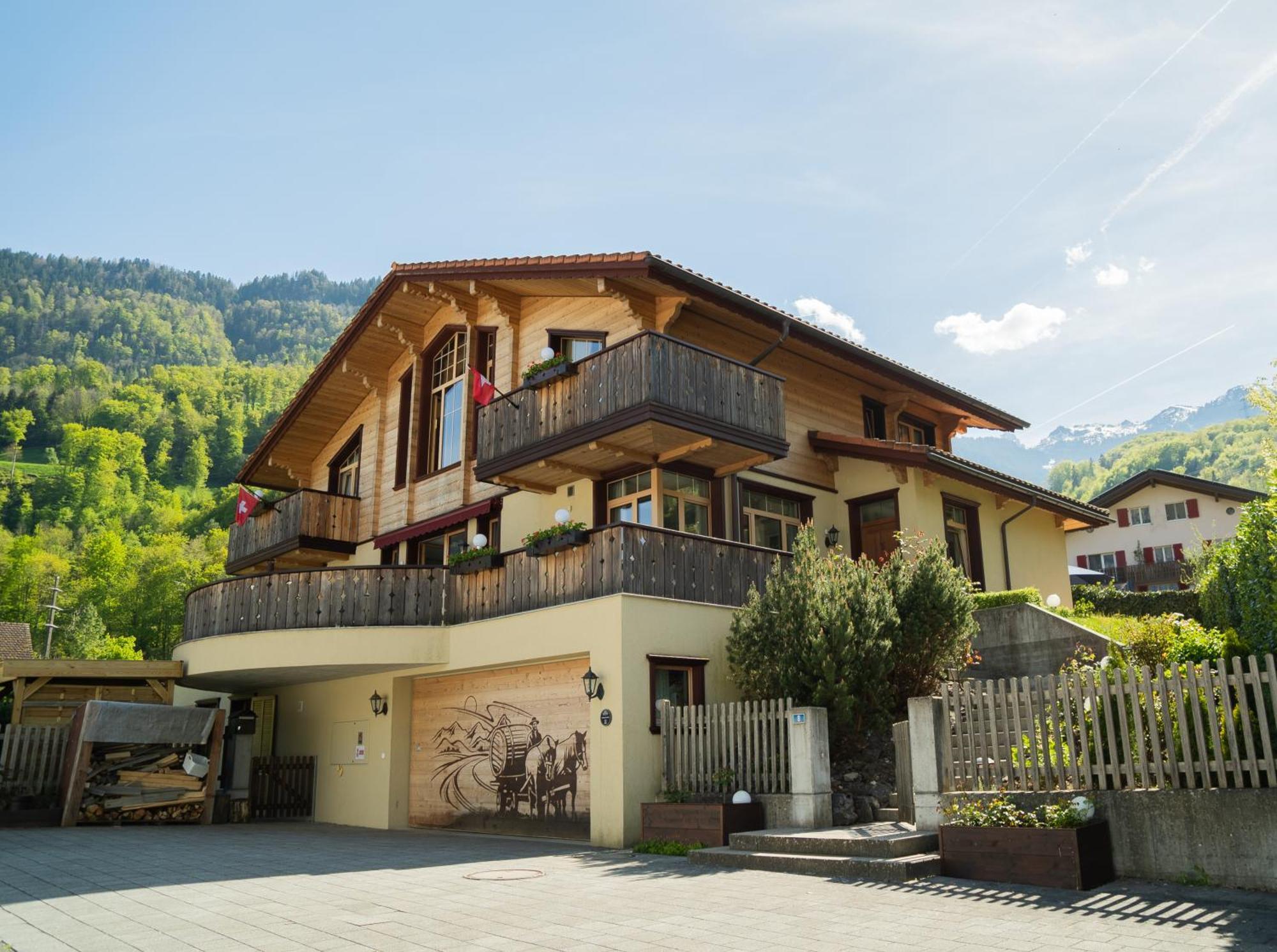 Doodle'S Amazing Chalet -Walensee - Flumserberg - Churfirsten - Heidiland - Pool - Sauna Мольс Экстерьер фото